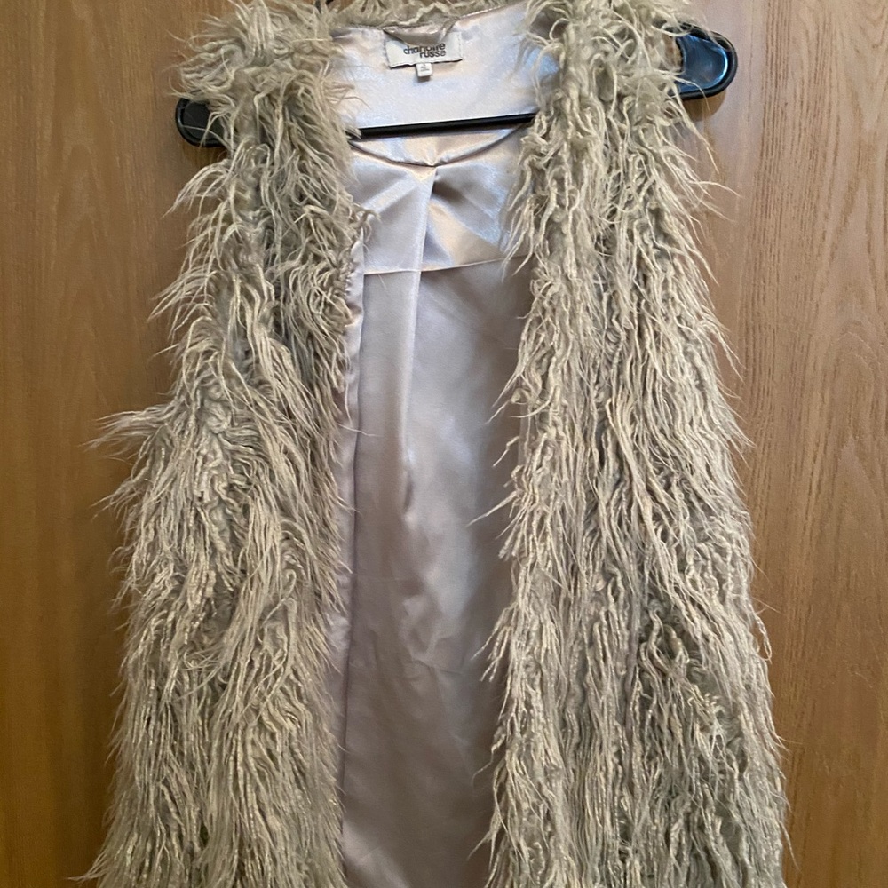 Charlotte Russe Furry Vest